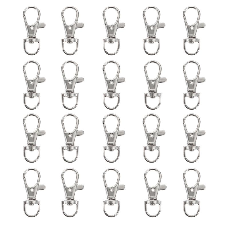 20pcs Bird Cage Locks Stainless Steel Locks Pet Bird Cage Door Buckle Lock Parrot Cage Safety Buckle Door Lock