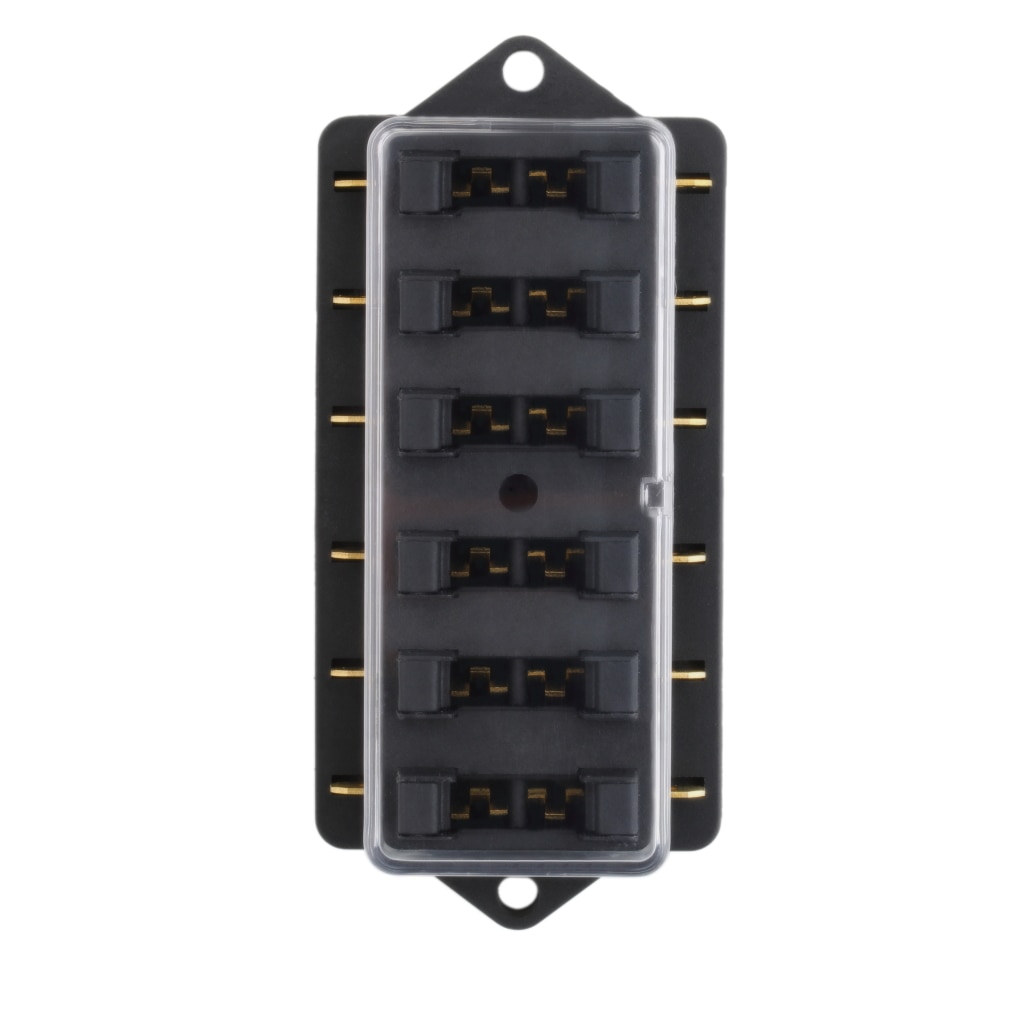 12v 6 Way Fuse Box Block Fuse Holder Box Car Vehicle Circuit Automotive Blade Car Fuse Accessory Tool