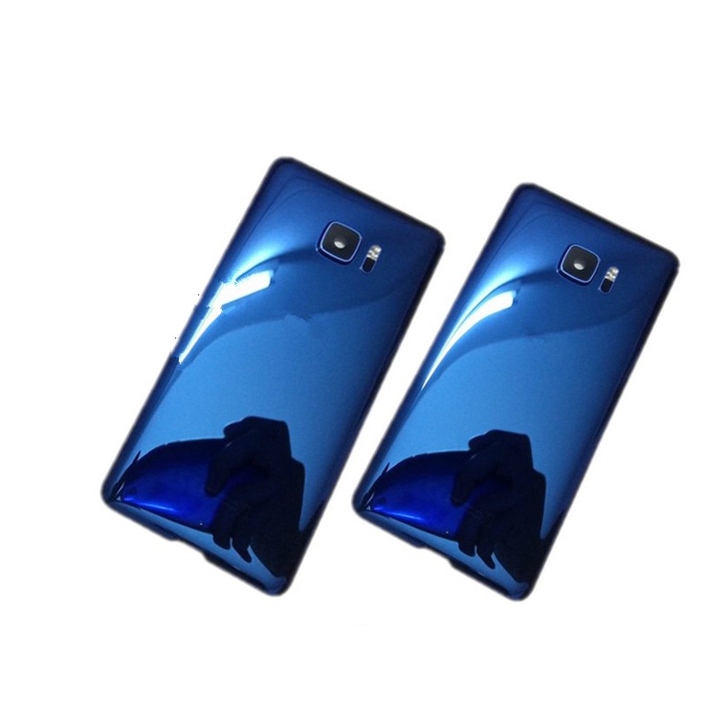 UUltra contraportada para HTC U Ultra 5,7 pulgadas carcasa Original de cristal de reparación de puerta trasera caja de batería de repuesto