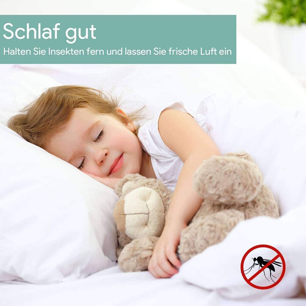 Window Screen Mosquito Net Curtain Fly Mosquito Window Net Mesh Indoor Insect Fly Screen Curtain Mesh Bug Net with Tape