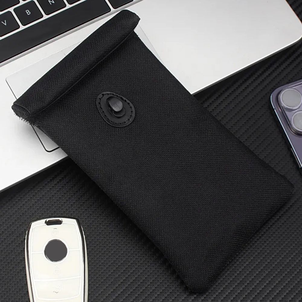 Fernbedienung Abschirmung Signal Blockieren Tasche Privatsphäbetreffend Schützen Keyless RFID Auto Schlüssel fallen Anti-Strahlung Anti-Verfolgung: Weiß