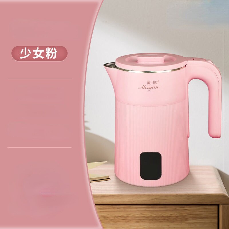 Waterkoker Huishoudelijke Snelle Waterkoker Automatische Power-Off Isolatie 1.8L Grote Capaciteit Roestvrijstalen Ketel Te Kook Water: Roze / VS