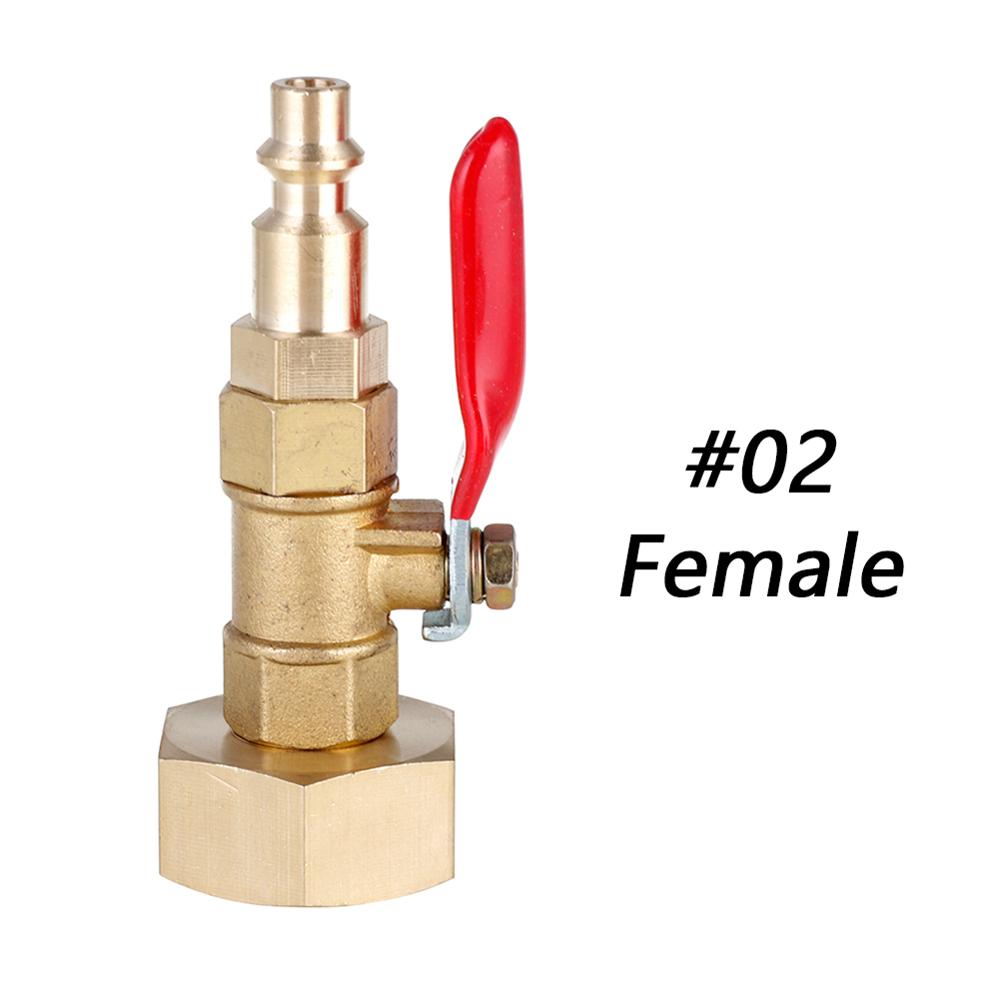 Winterklaar Quick Adapter Blowout Adapter Met 1/4 "Mannelijke Quick Plug & 3/4" Vrouwelijke Tuinslang Threading: Female