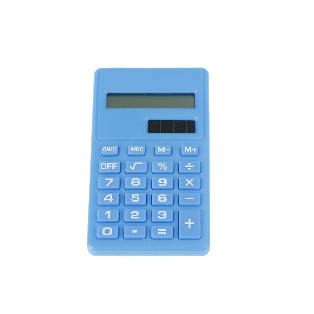 Mini Calculadora, pantalla de 8 dígitos, suministro de Doble potencia, dibujo de caramelo, Calculadora Solar, cálculo Solar, arroz Solaire: LB