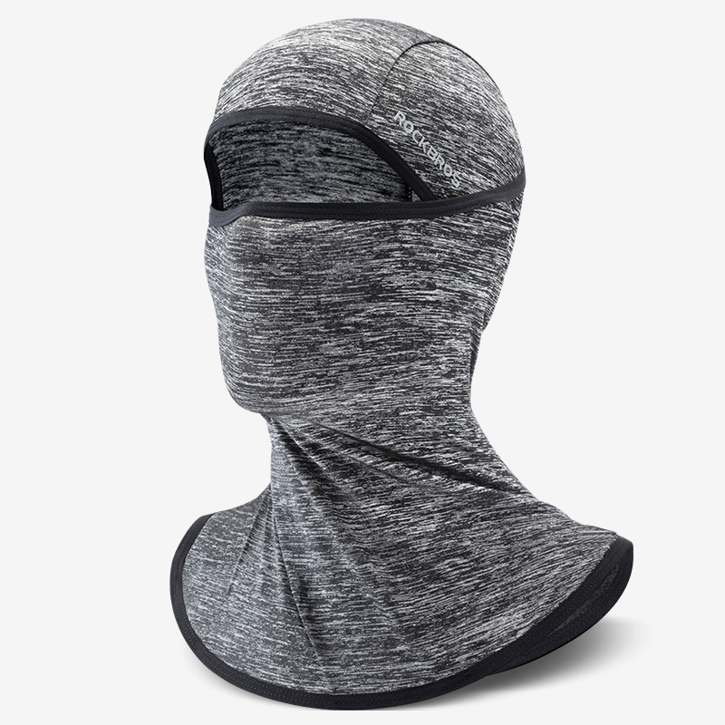 Rockbros sommer issilke cykelkasketter anti-uv solbeskyttelse åndbar cykelbandana tørklæde sport mountainbike landevej helmaske kasket: Burgunder
