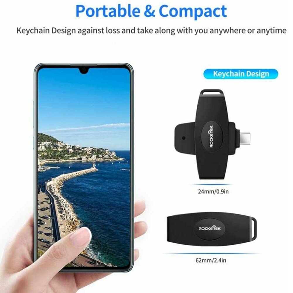 USB-C czytnik kart typu C czytnik kart inteligentnych ID/banku/SIM CAC czytnik kart