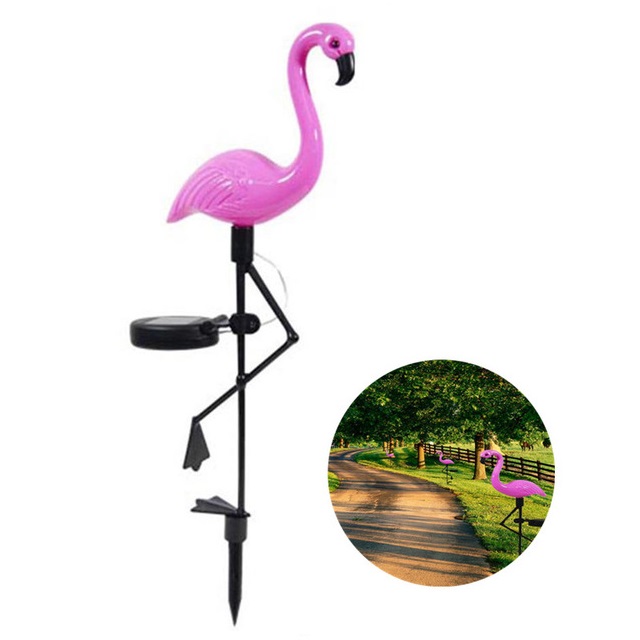 Flamingo Gazon Solar Lamp, Solartuinlamp Solar Yard Verlichting Waterdichte Led Licht Outdoor Solar Licht Voor Tuin Decoratieve: 1 pcs