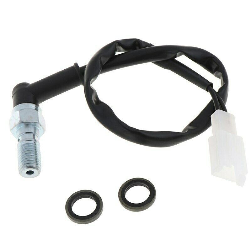 Interrupteur Feu Stop Hydraulique Moto - Filetage M10x1.00mm, Compatible Aprilia, Ducati, Suzuki, Piaggio, Pour Système Frein Simple Ligne