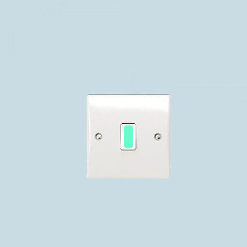 Funlife 10 Stuks Rechthoek Lichtgevende Schakelaar Sticker, Glow In The Dark Muursticker, Fluorescerende Decals, nuttig Kid &#39;S Nachtlampje