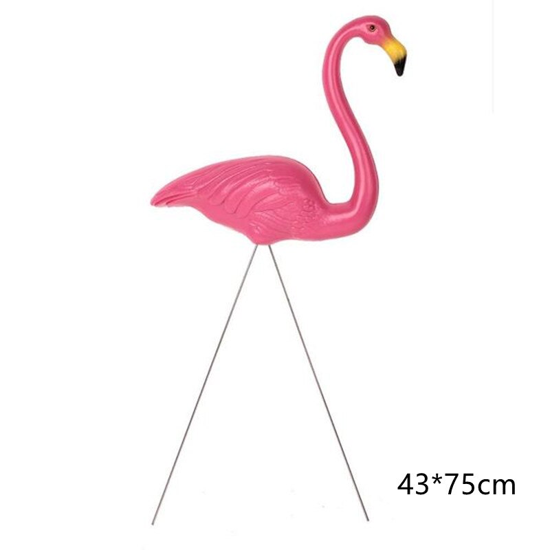 Flamingo Gazon Decoratie Plastic Kunstmatige Versieren Beeldjes Flamingo Ornament Yard Tuin Balkon Arts Decoraties: D