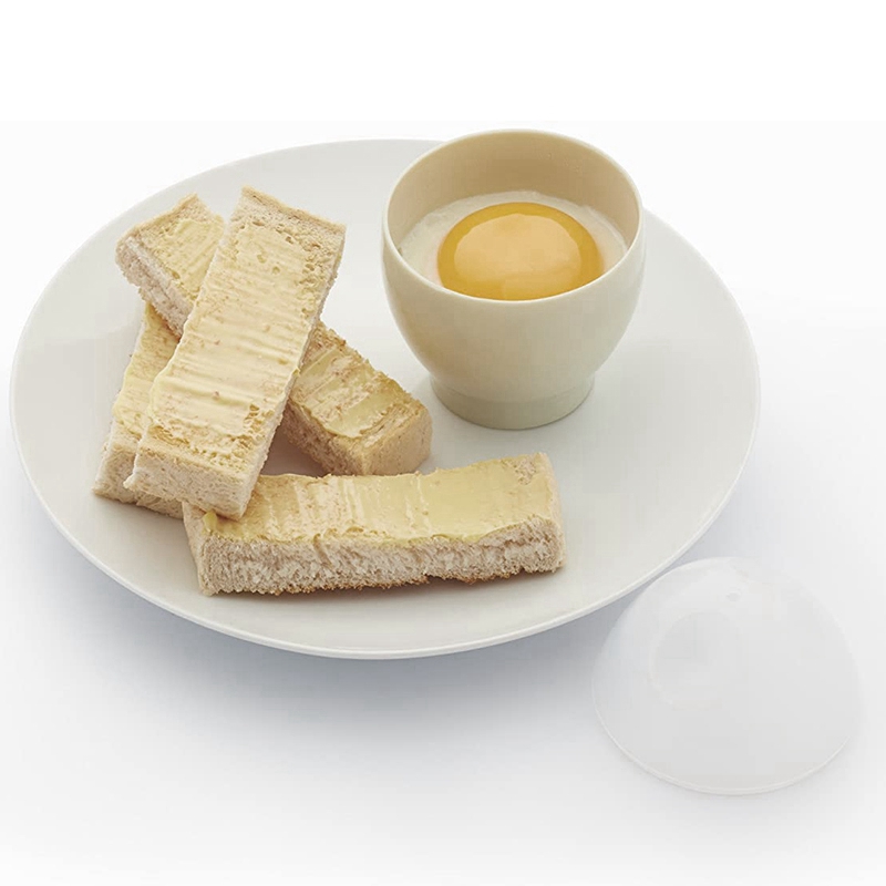 Mini coquetier vapeur pour four à micro-ondes, coquetier pratique et nutritif pour petit déjeuner, 2 pièces