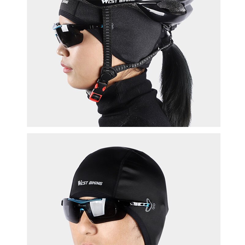 Fietsmuts heren dames fleece herfst winter ruitermuts winddicht warme hoofddeksel outdoor sportuitrusting