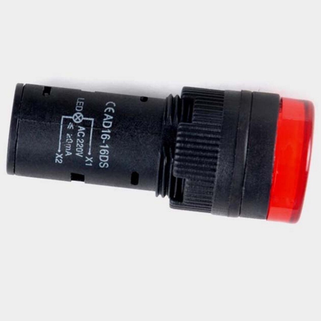 AC 220V Panel Mount LED Power Indicator Pilot Signal Light Lamp