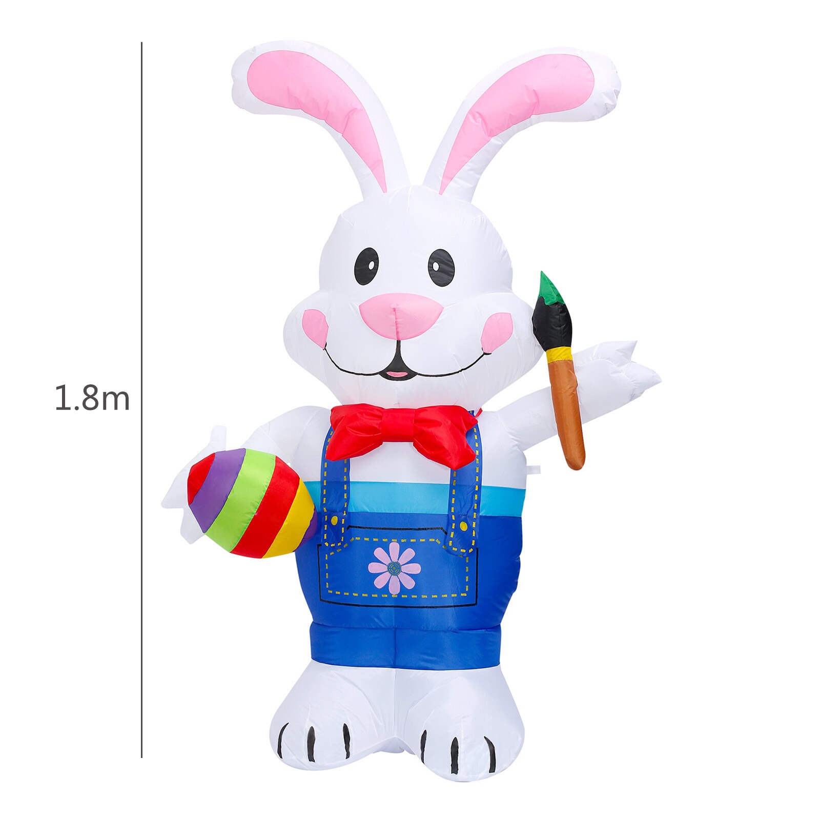 Led Easter Atmosphere Decoration Inflatable Outdoor Toys Cosplay Outfit Cartoon Easter Atmosphere Decoration Fun Holding Pen