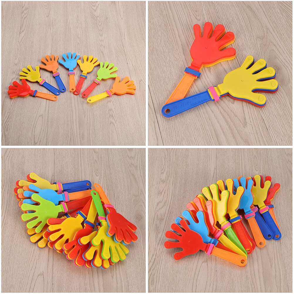 24pcs Hand Clappers Plastic Clapping Device Clapping Hands Party Accessories