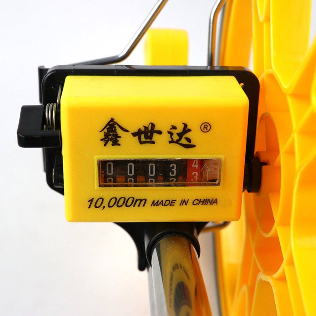 Universal Hand Wheel Vehicle Rang Measuring Instrument Roller Wheel Push Ruler Handheld Range Finder