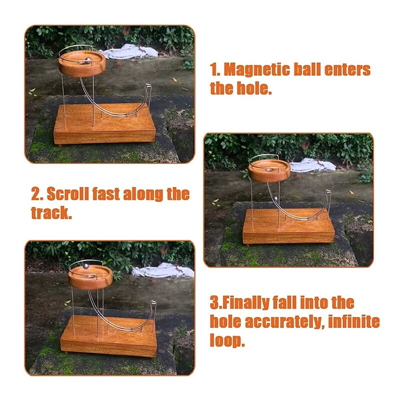 Kinetic Art Perpetual Motion Static Infinite Loop Ball Desk Bedroom Living Room Home Decoration Toys Desktop Decoration