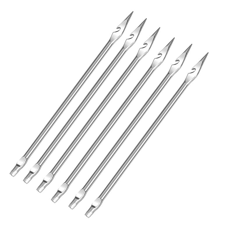 Leder Nähset DIY Leder NäHenne Ahle Nadel mit Kupfer Griff einstellen Leder Leinwand Zelt Schuhe Reparatur werkzeug Nylon faden: violett