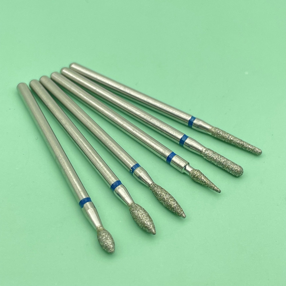 6 uds fresa para manicura diamante cerámica brocas para uñas fresas quitar juego de brocas para uñas Gel máquina herramientas eléctricas para manicura