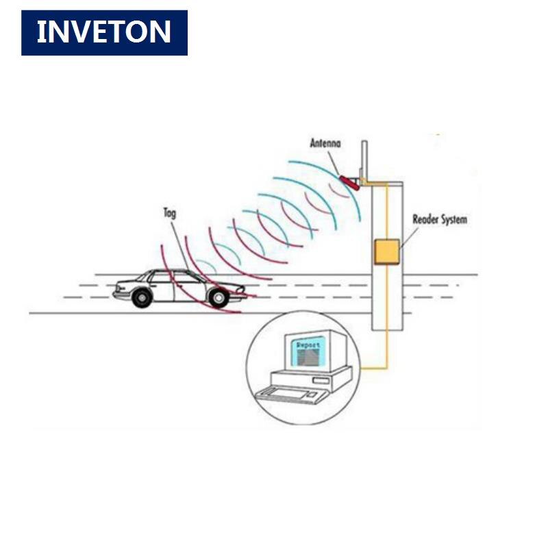 50pcs vehicle car sticker access long Middle Range UHF RFID Reader tag rfid adhesive anti-tear uhf windshield tag label