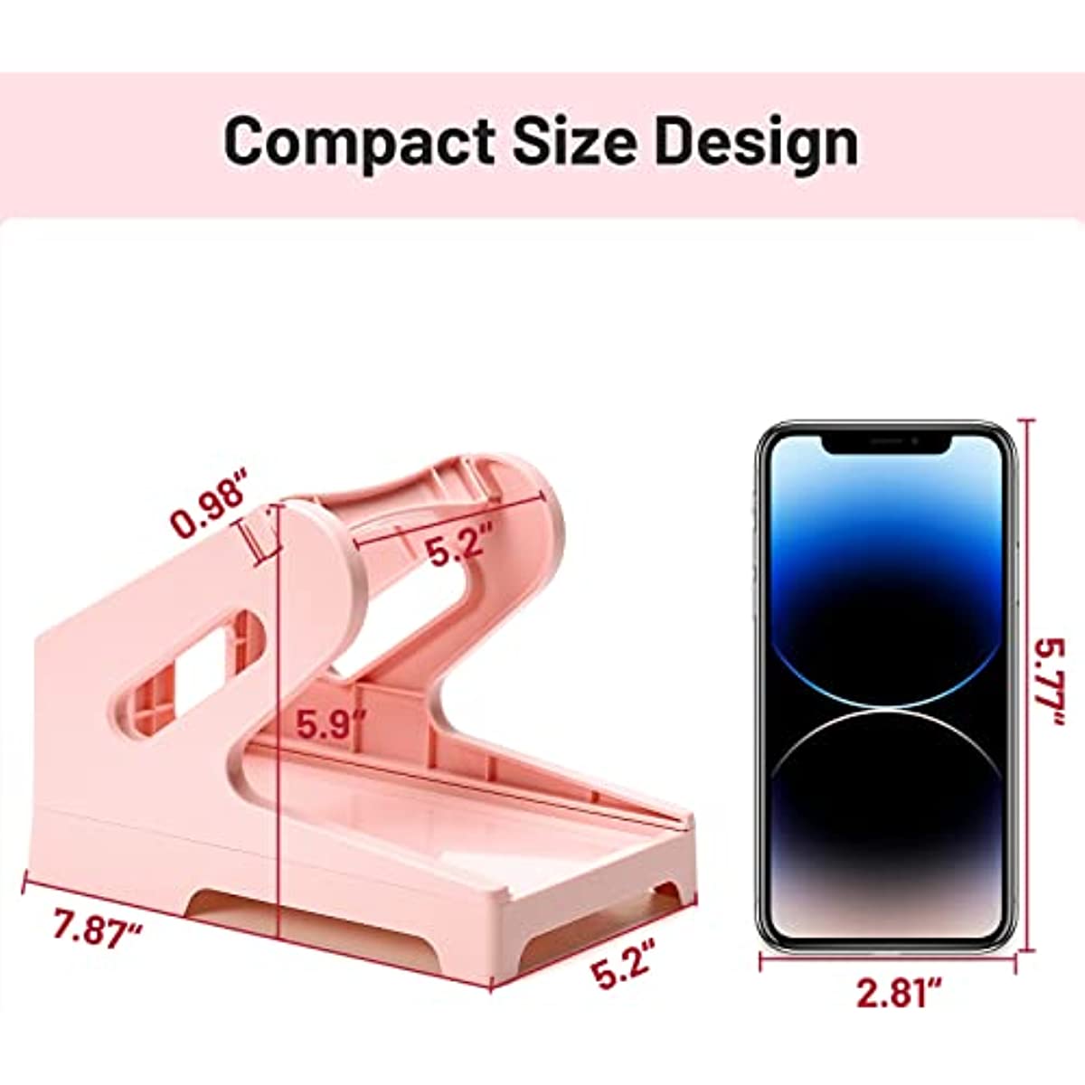 Thermal Label Holder for Fan-Fold and Rolls Labels, Label Roll Holder, Work with Desktop Label Printer