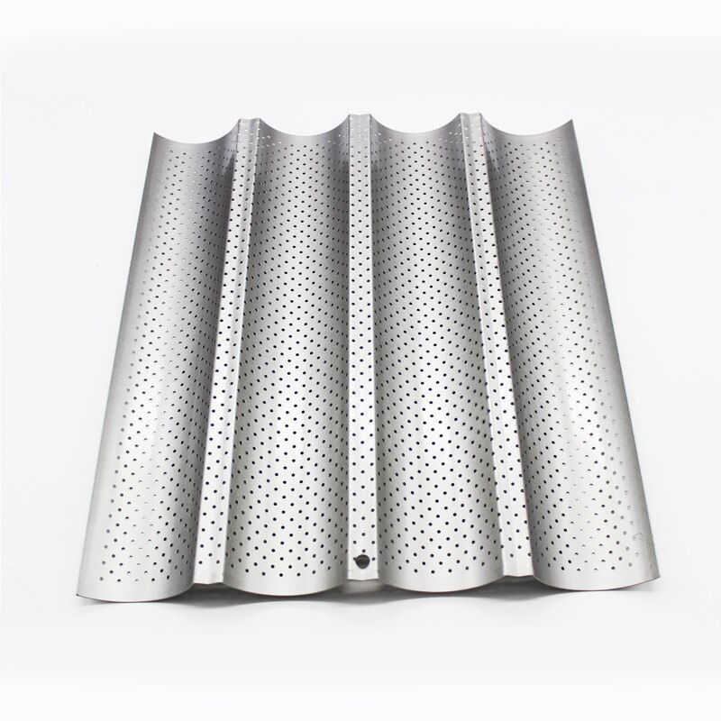 2/3/4 Groove French Bread Baking Mold Rectangular Tray Practical Cake Pan Baguette Mold Carbon Steel Kitchen Oven Baking Tools