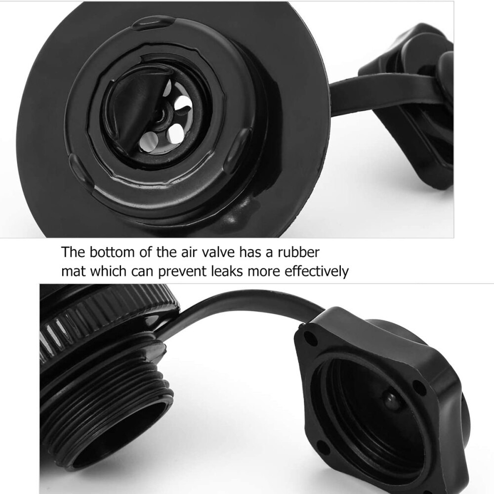 4 stuks pvc boston boot lucht anti-lek opblaaspomp slangadapter voor opblaasbare boten kajak luchtbed kano zwembad vlot rubberboot (