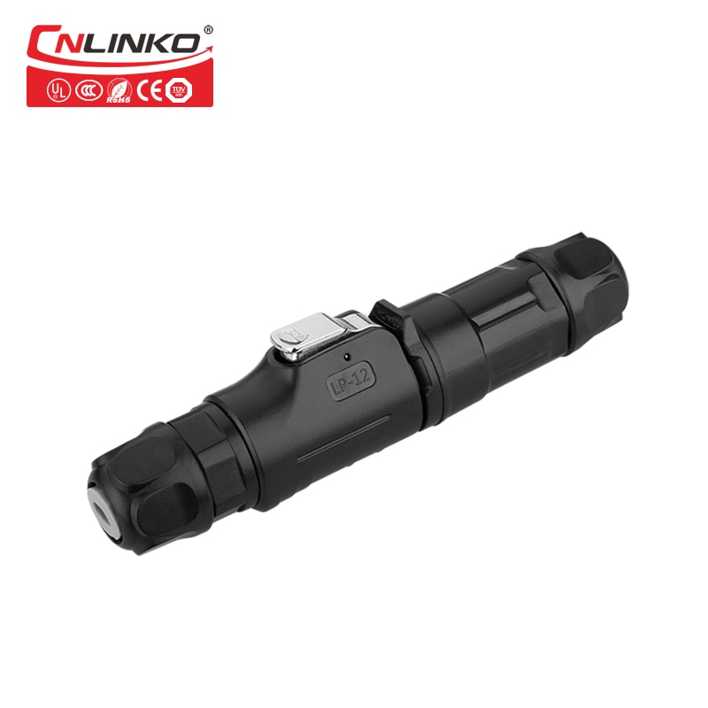 CNLINKO M12 2 pin 5A Man Vrouw Plug En Paring Plug Power Waterdichte IP67 Cable Connector Voor Led Apparatuur