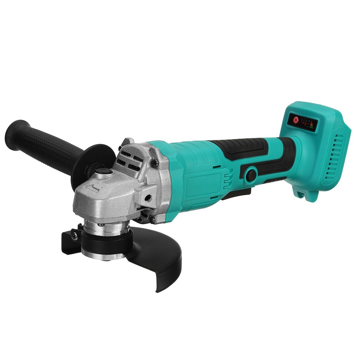 800W 125mm 3 Speed Brushless Cordless Impact Angle Grinder 11000rpm For Makita Battery DIY Power Tool Cutting Machine Polisher: Green
