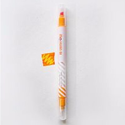 Baby Zeichnung Spielzeug Discolorable Stift Kinder 12 Farben Kawaii Magie Highlighter Stift 1Pcs Lernen Kunst Spielzeug für Kinder Malerei werkzeug: Orange