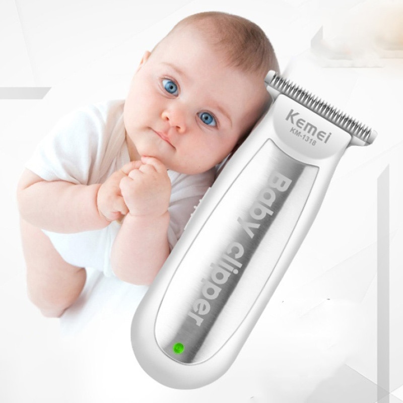 Kemei Mini Elektrische Haar Trimmer Baby USB Aufladbare Haar Haarschneidemaschine Kleinkind Ruhig Rasierer freundlicher Haarschnitt Rasiermesser Haar schneiden maschine