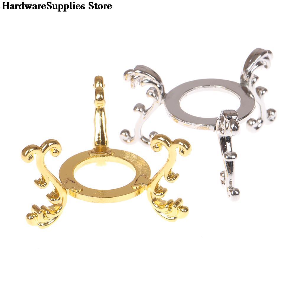 1Pc Edelsteen Ei Display Stand Vergulde Tafel Houder Base Crystal Ball Stand Houder Ornament Home Decoratie Accessoires
