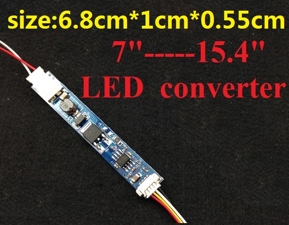 3 Stuks/partij LED converter met kabel voor 7 "-15.4" inch Notebook laptop, LED Drive 10 "11 inch 12 13 14 15 inch