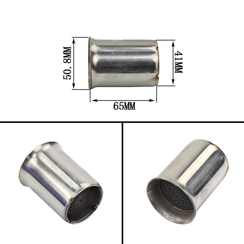 universal 51mm front end DB Killer for Motorcycle Exhaust Muffler DB killer Silencer Noise Sound Eliminator for Off road Bike: C 51mm
