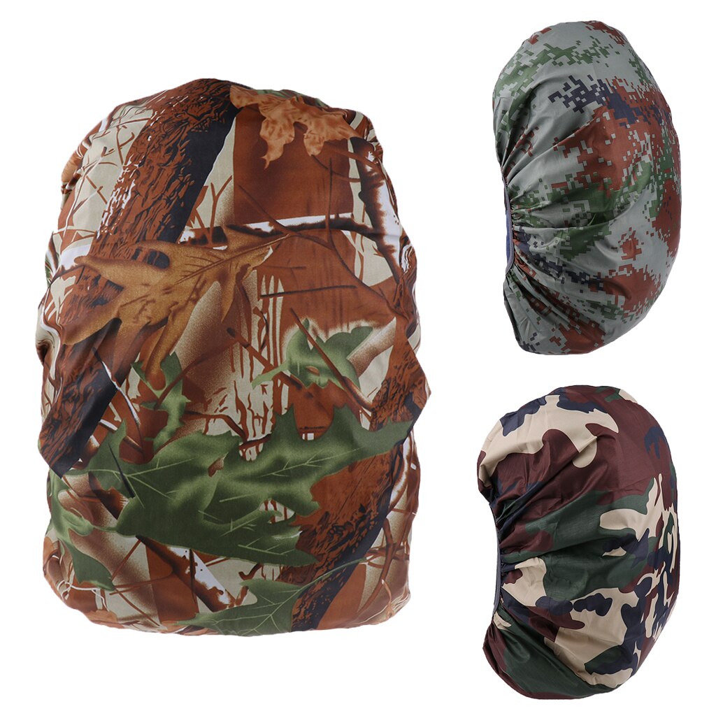 Camouflage Waterproof Dustproof Backpack Rain Cover for 35-80L Travel Camping Hiking Riding Climbing Hiking Rucksack Bag