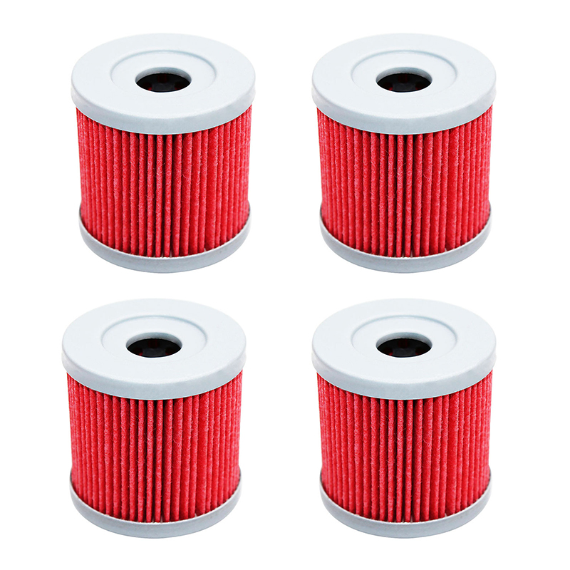 Motorsykkel oljefilter til suzuki ltr 450 quadracer ltr 450 quadracer begrenset utgave ltr 450 quadracer begrenset utgave 2006 2007: 4 stk