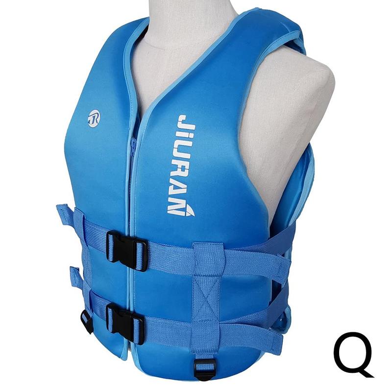 1pc uniwersalny odkryty pływanie żeglarstwo narciarstwo jazda kamizelka ratunkowa kurtka S0DU 8U: Blue / XL