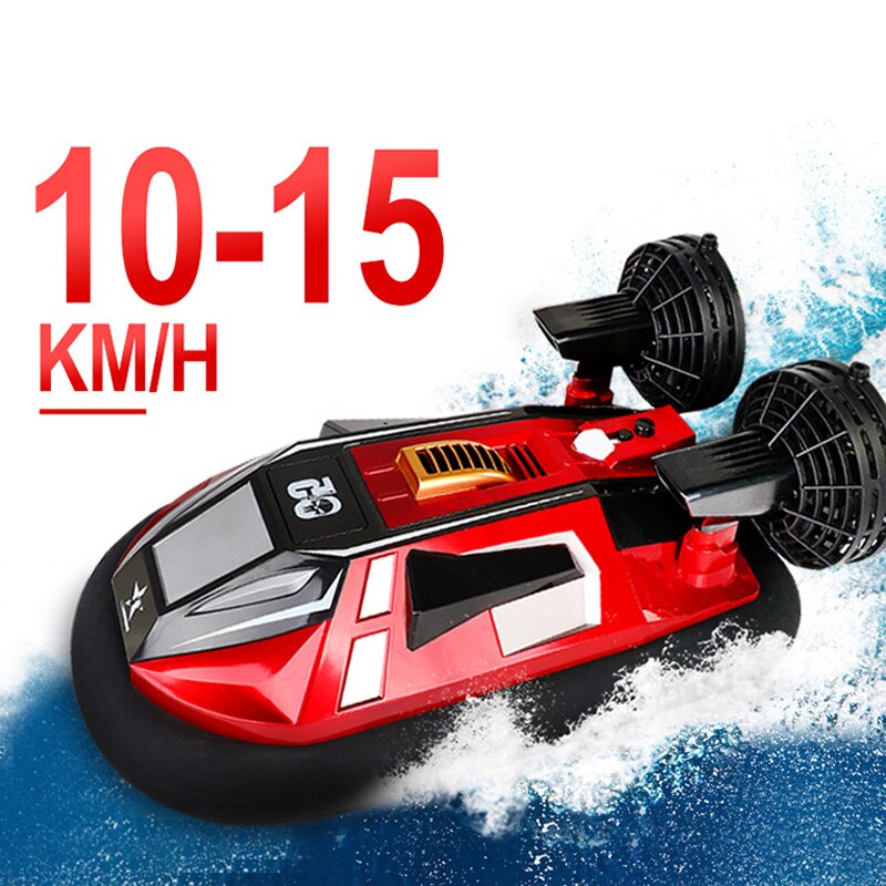 2,4G Große Fernbedienung Luftkissenfahrzeug Volle Funktion hoch Geschwindigkeit Stiefel Wasser & eis Land Fuß 1/14 Skala 9,3 mph (15kmh) RC watercr