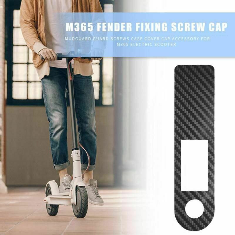 Pegatina para patinete eléctrico, fibra de carbono, impermeable, antideslizante, película protectora para Xiaomi Mijia M365 Pro, accesorios para Scooter