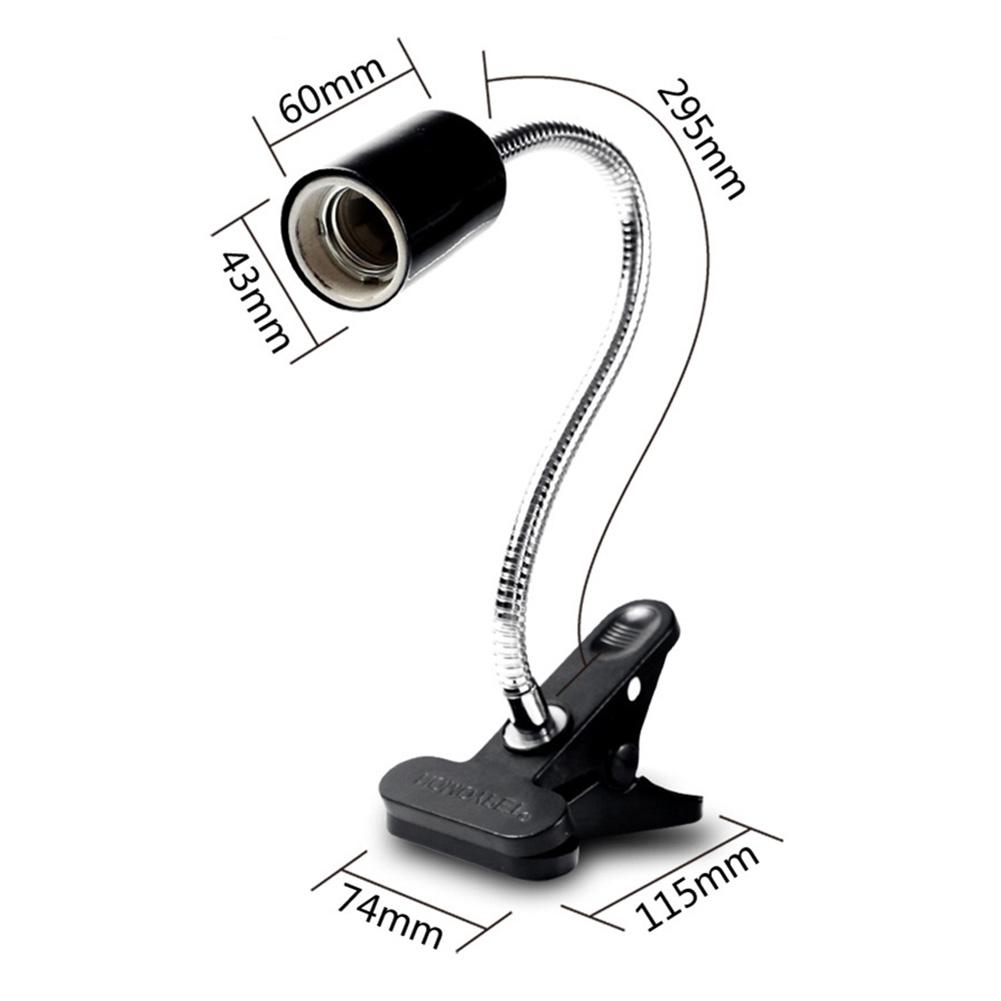 220V Heating Lamp Stand Pet Heat Lamp Bending Long Lamp Holder Turtle Sunbathing Lamp Stand 360 Degree Rotating Light Holder