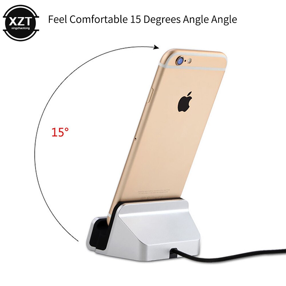 2-in-1 USB Kabel Daten Telefon Ladegerät Dock Stehen Station Lade Für iPhone X XS Max XR 6 6S 7 8 Plus 5 SE Docking Desktop Cradle