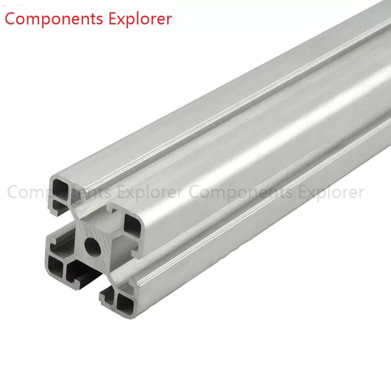 Arbitrary Cutting 1000mm 4040 Aluminum Extrusion Profile,Silvery Color.