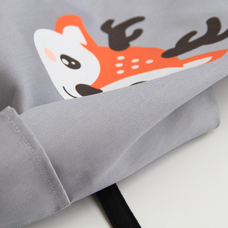 Delantal estampado de dibujos animados para niños y adultos, peto de cocina para guardería, paño de animales, delantales de actividades familiares