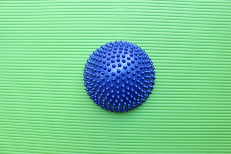 Half Bal Massage Kussen Balans Training Tactiele Bal Durian Fitness Yoga Bal Kid Sensorische Integratie Trainingsapparatuur: blue