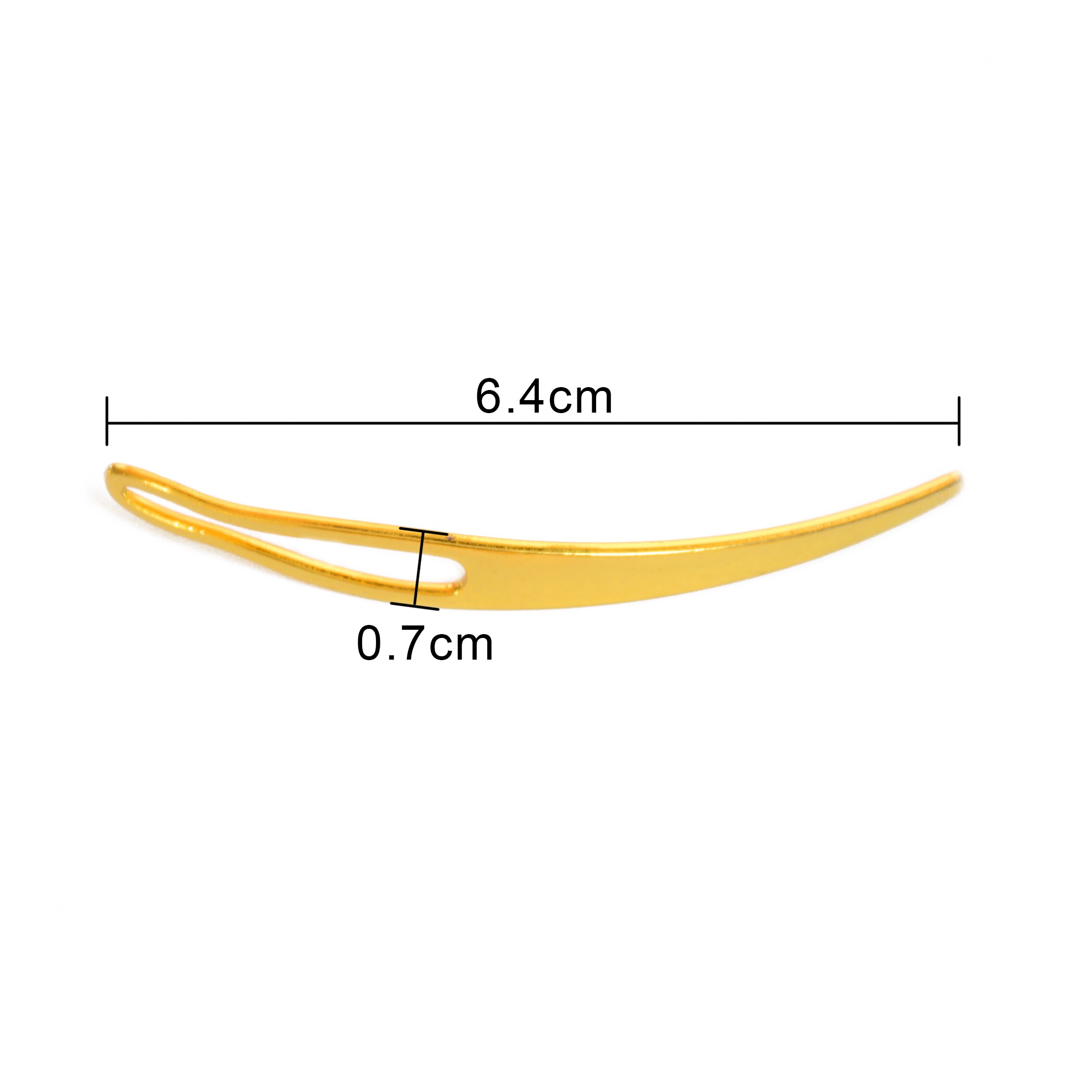 2 pcs Dreadlocks Interlocking Needles Crochet Wig Needle Curved Hair Needle for Making Wigs Hair Interlocking Tools