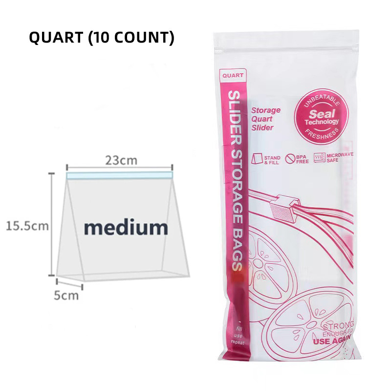 Ruoan säilytyspussit bpa-vapaat pakastuspussit vuotamattomat uudelleenkäytettävät tuorepussit vetoketjulliset säilytyspussit tiivistetyt pussit: Vaaleanvihreä