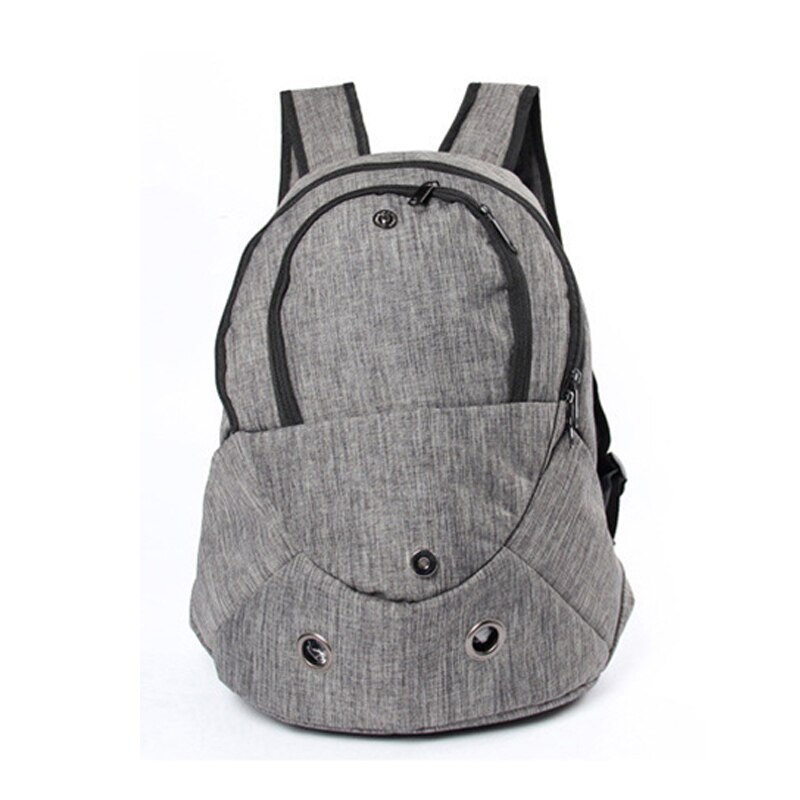 Rugzak Carrier Voor Honden Huisdier Reistas Dubbele Schouder Hond Carrier Tas Outdoor Rugzak Voor Hond Kat Puppy Pet Carrier rugzak: Grijs