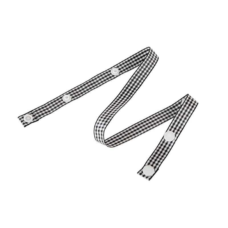 5 st rutnätsmask hängrep ansiktsmasksnöre för kvinnor maskhållare justerbar spårlöst öron hängrep häng på halssnöret: 3