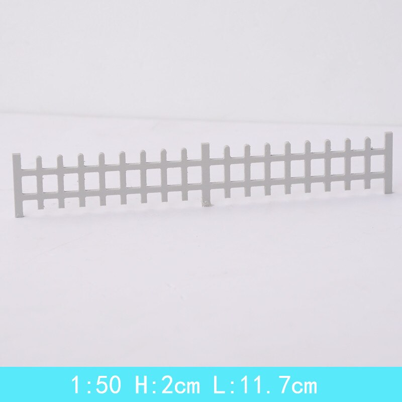 10 pz/lotto 1/50-1/200 Bilancia Modello Mini FAI DA TE Building All'aperto In Plastica Abs Bianco Modello di Recinzione Per La Costruzione di Desgin