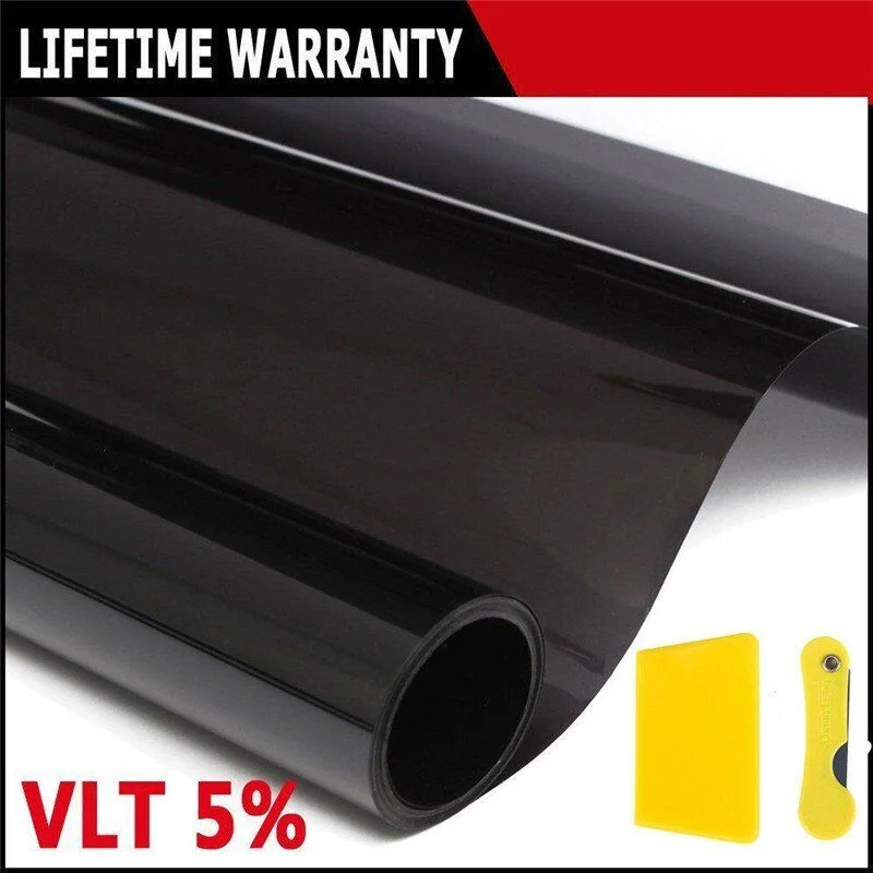 Solfilm til vinduer, solreflekterende spejlfilm, skyggefilm, glasklistermærker, 1/5/15/25/35 procent vlt-vinduesfilm, uv-skåret 3 mx 50cm